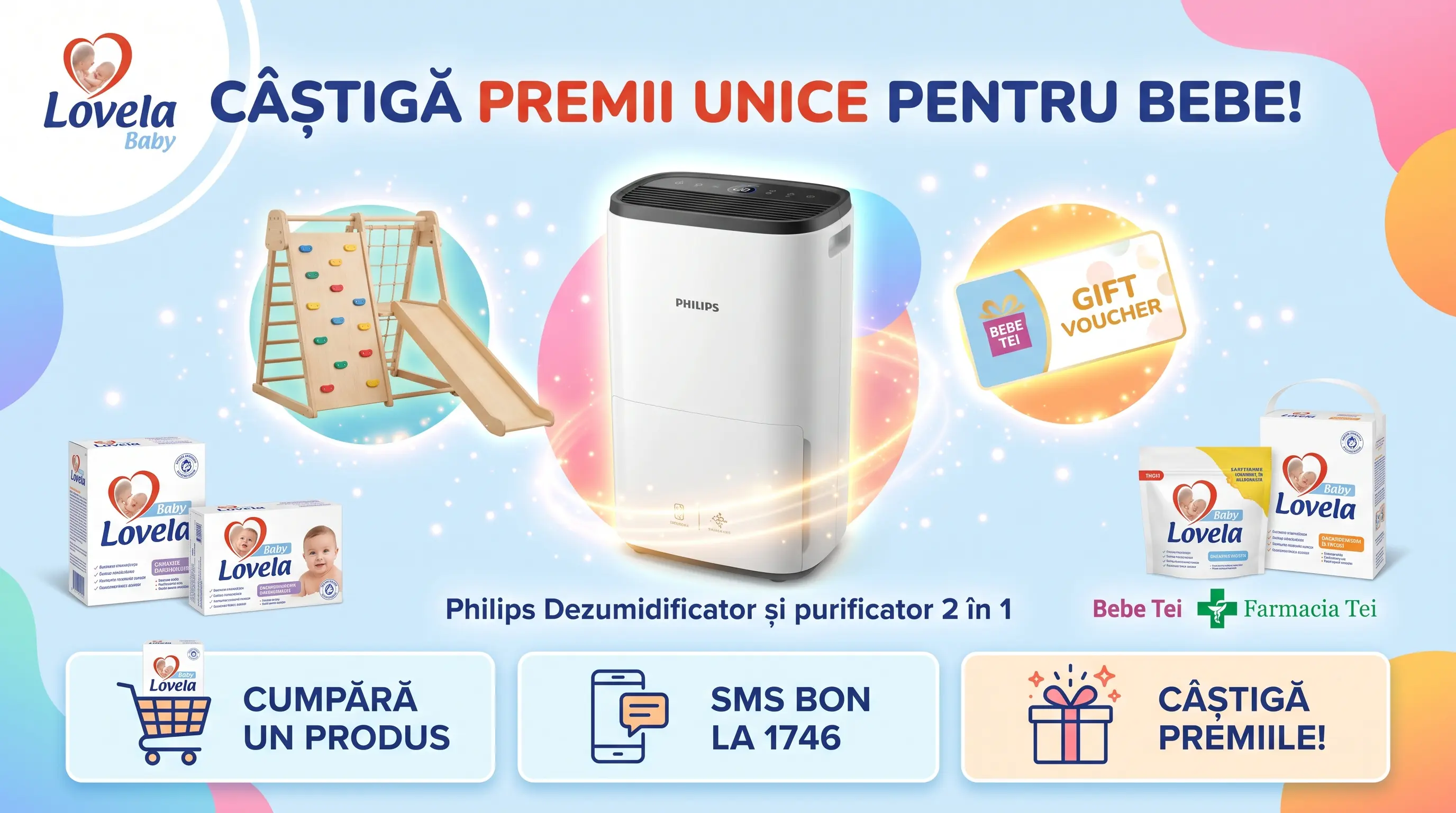 Concurs Bebe Tei - Cumpără Lovela Baby și câștigă premii (până pe 30 Septembrie) - Concursier