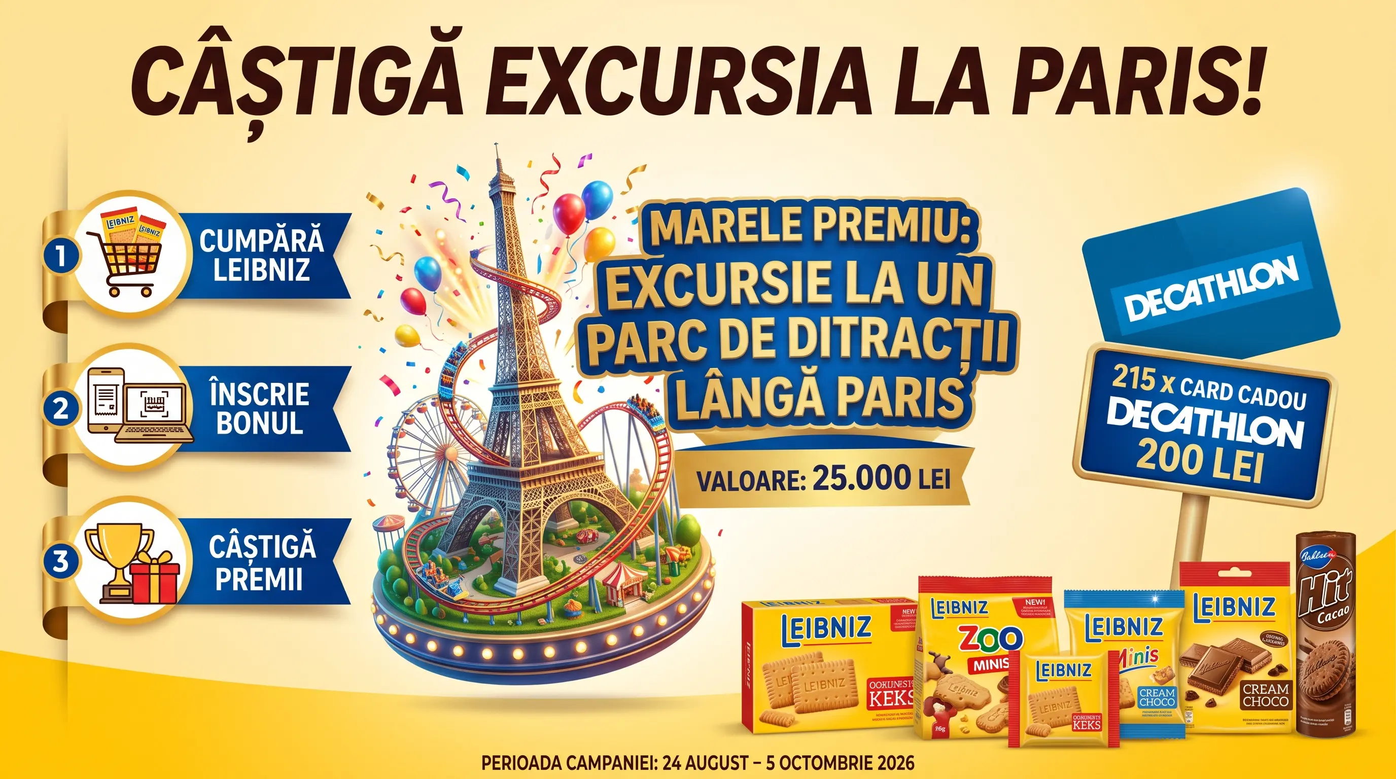 Concurs Leibniz Cumpără și câștigă o excursie la Paris (până pe 5 Octombrie) - Concursier