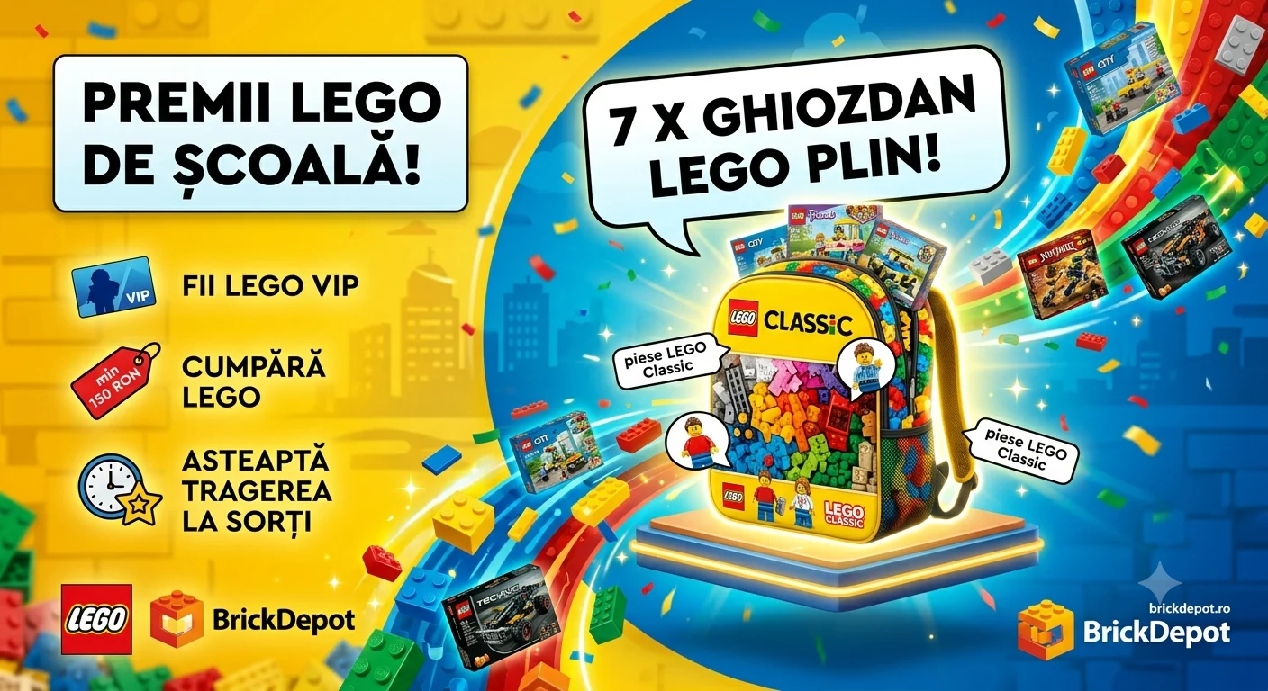 Concurs Concurs LEGO Cumpără seturi și câștigă ghiozdane cu piese (până pe 6 septembrie) -...