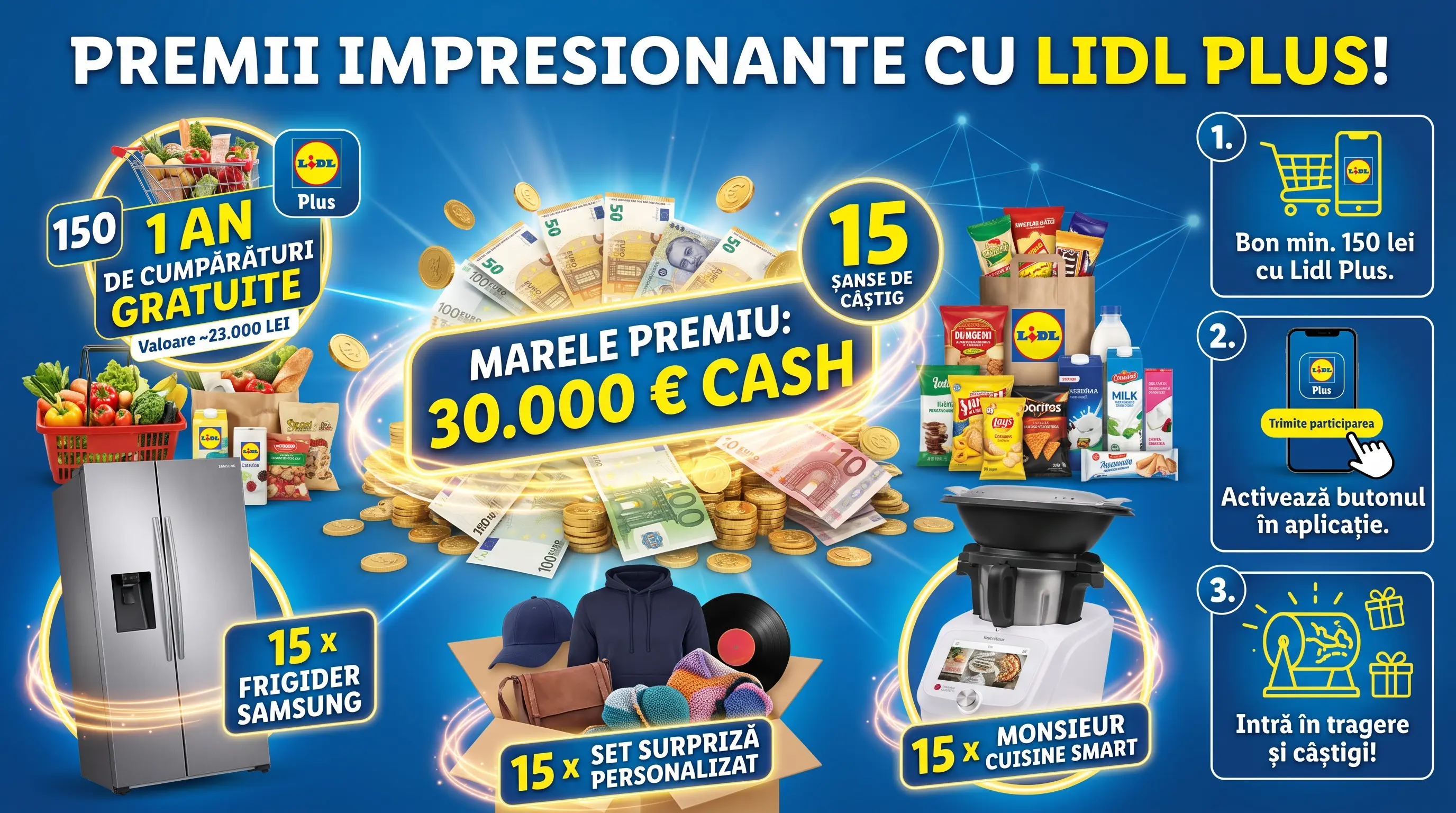 Concurs Lidl: Cumpără și câștigă premii în valoare de 30.000 euro (până pe 11 octombrie) -...