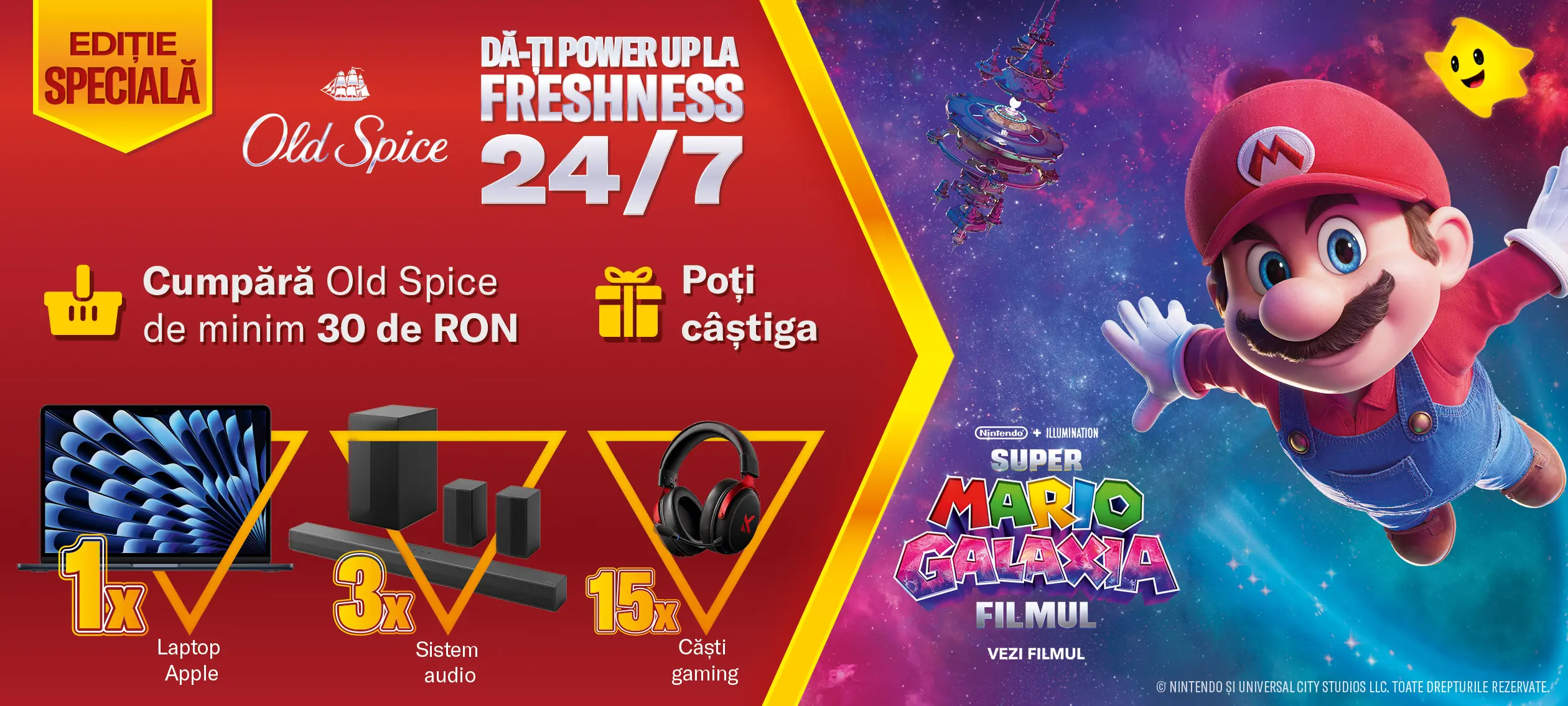 Concurs Old Spice - Cumpără și câștigă un MacBook Air (până pe 30 septembrie) - Concursier