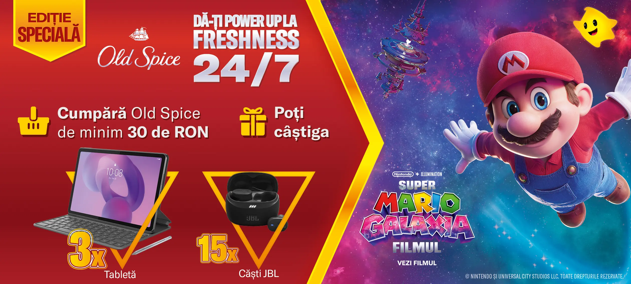 Concurs Annabella Cumpără Old Spice și câștigă tablete Lenovo (până pe 30 septembrie) -...