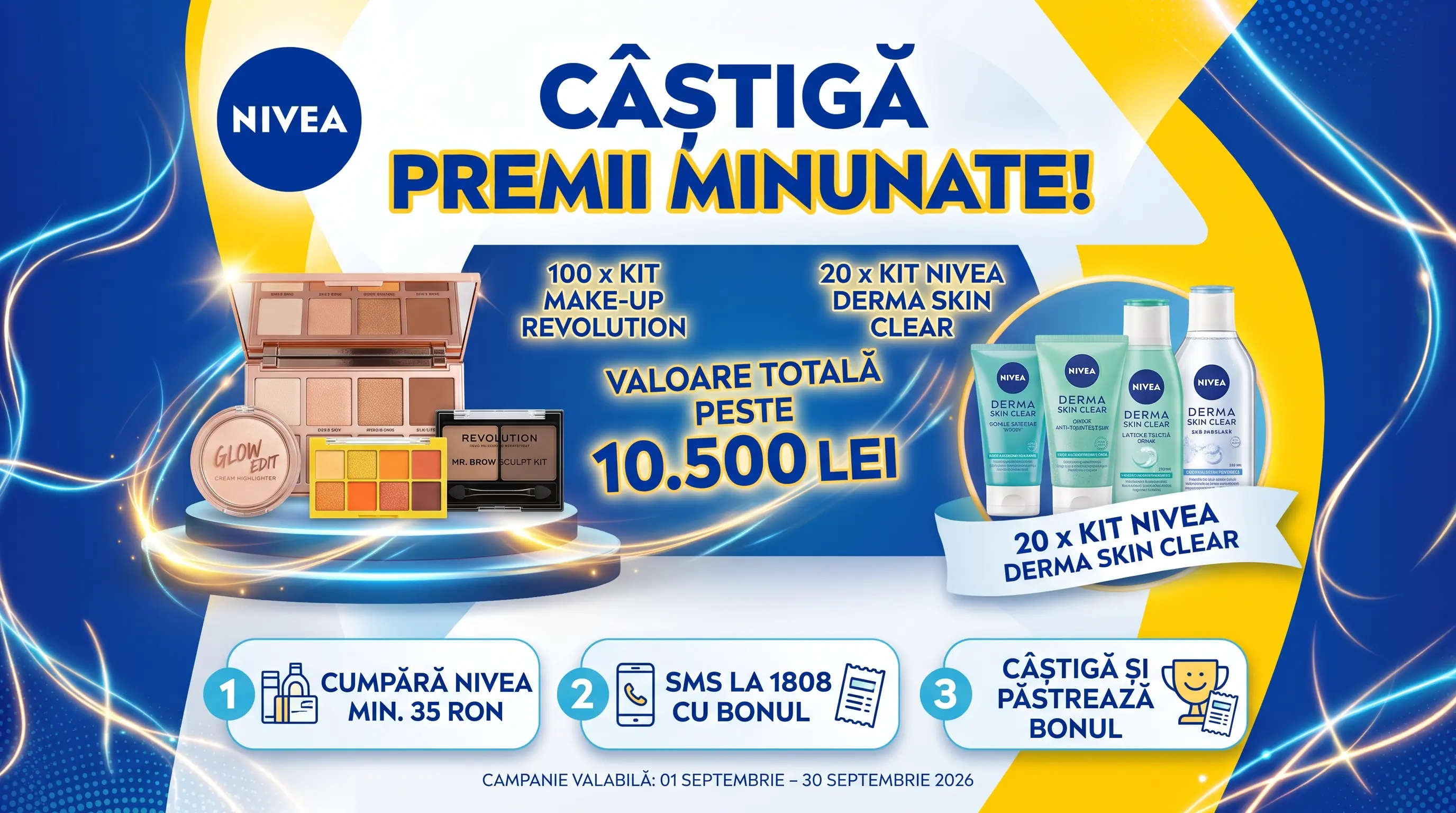 Concurs NIVEA - Cumpără și câștigă kituri de îngrijire a tenului (până pe 30 septembrie) -...