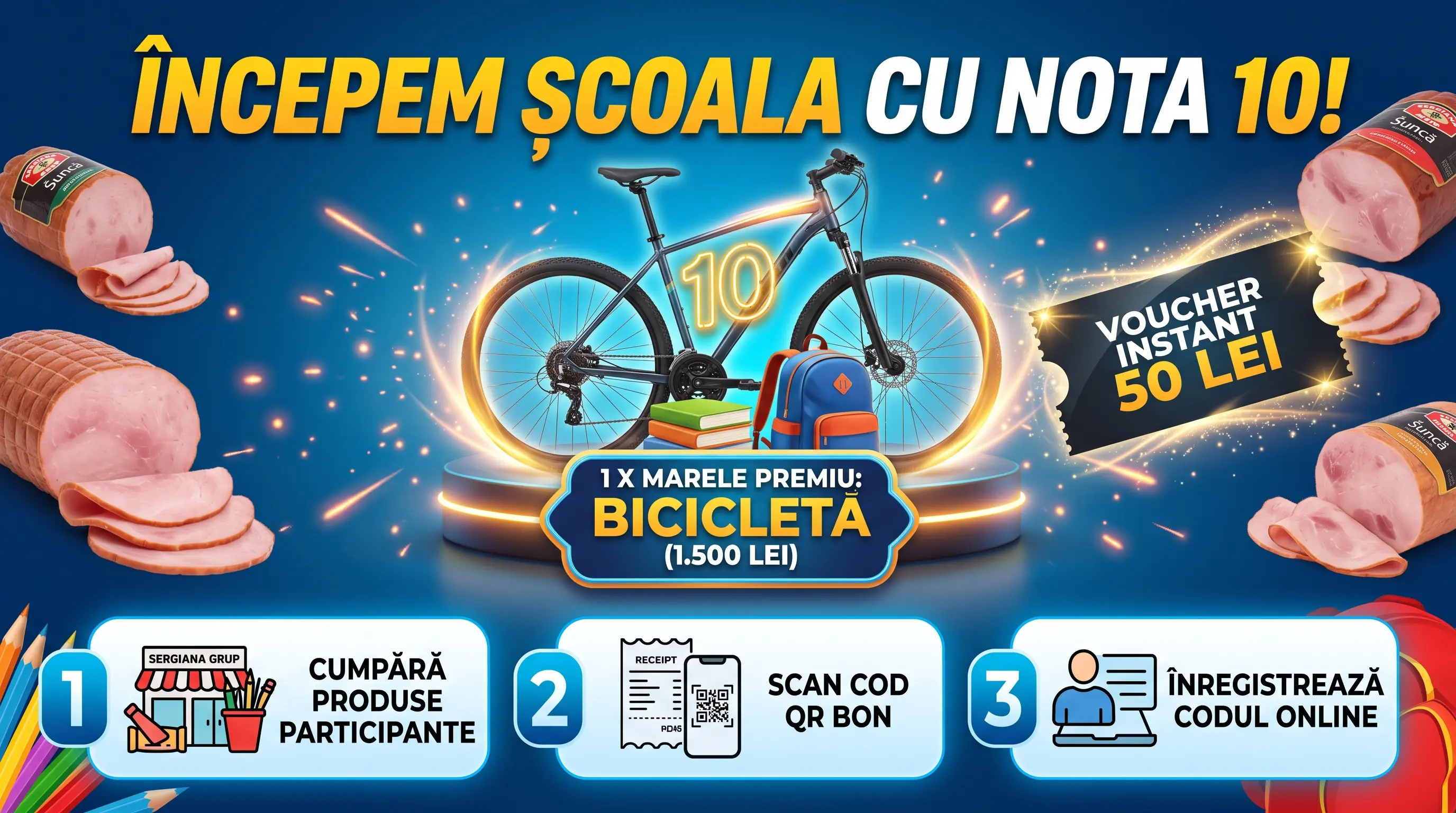 Concurs Sergiana Grup - Cumpără și câștigă o bicicletă (până pe 30 Septembrie) - Concursier