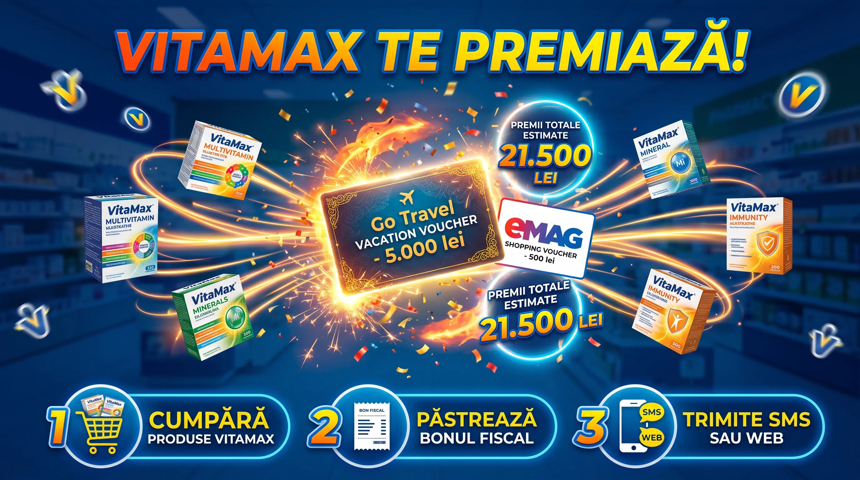 Concurs VitaMax: Cumpără și câștigă vacanțe și vouchere (până pe 30 noiembrie) - Concursier