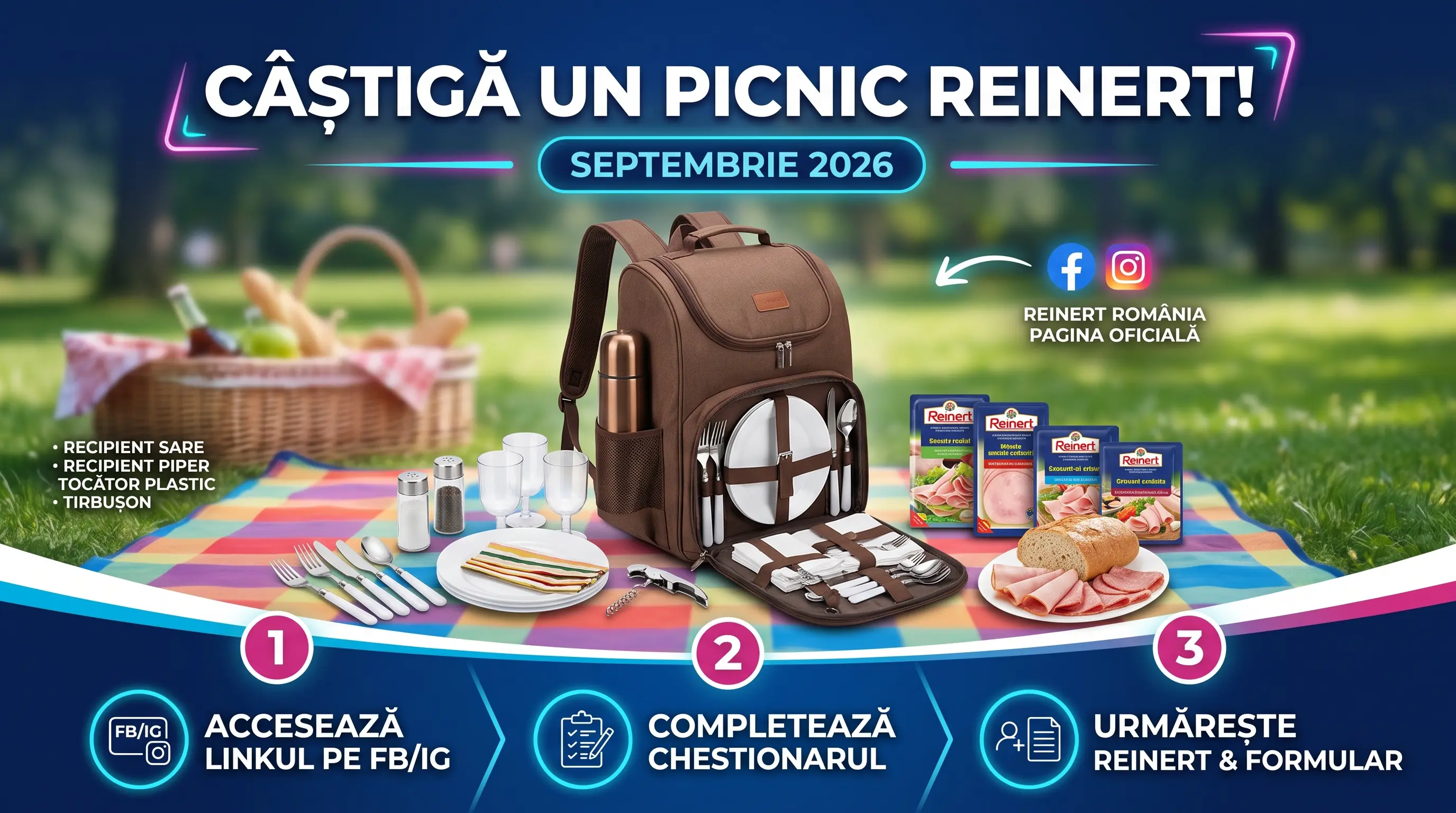 Concurs Reinert - Rucsac de picnic termoizolant Everestus (până pe 16 septembrie) - Concurs...