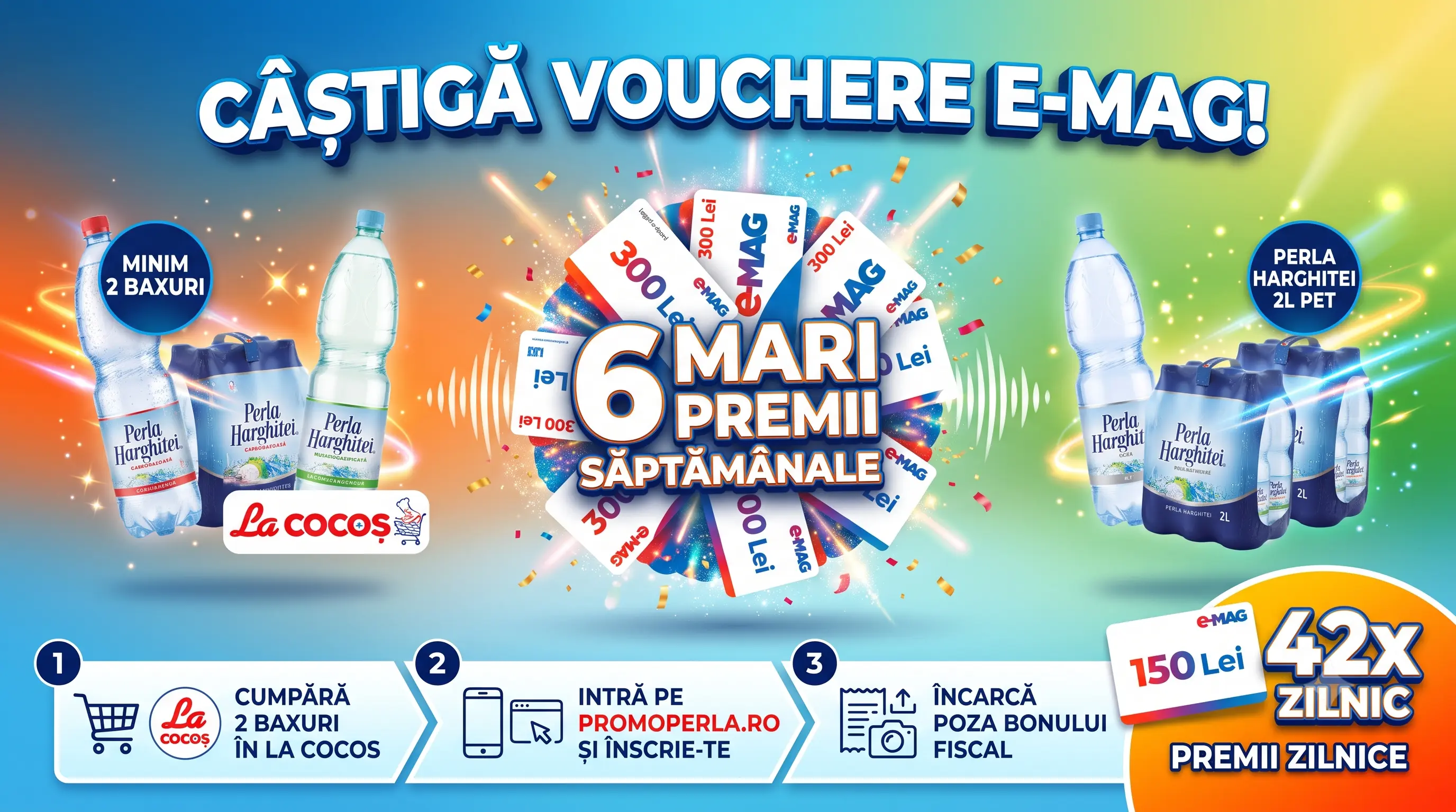 Concurs Concurs La Cocos - Cumpără și câștigă vouchere eMag (până pe 20 Octombrie) -...