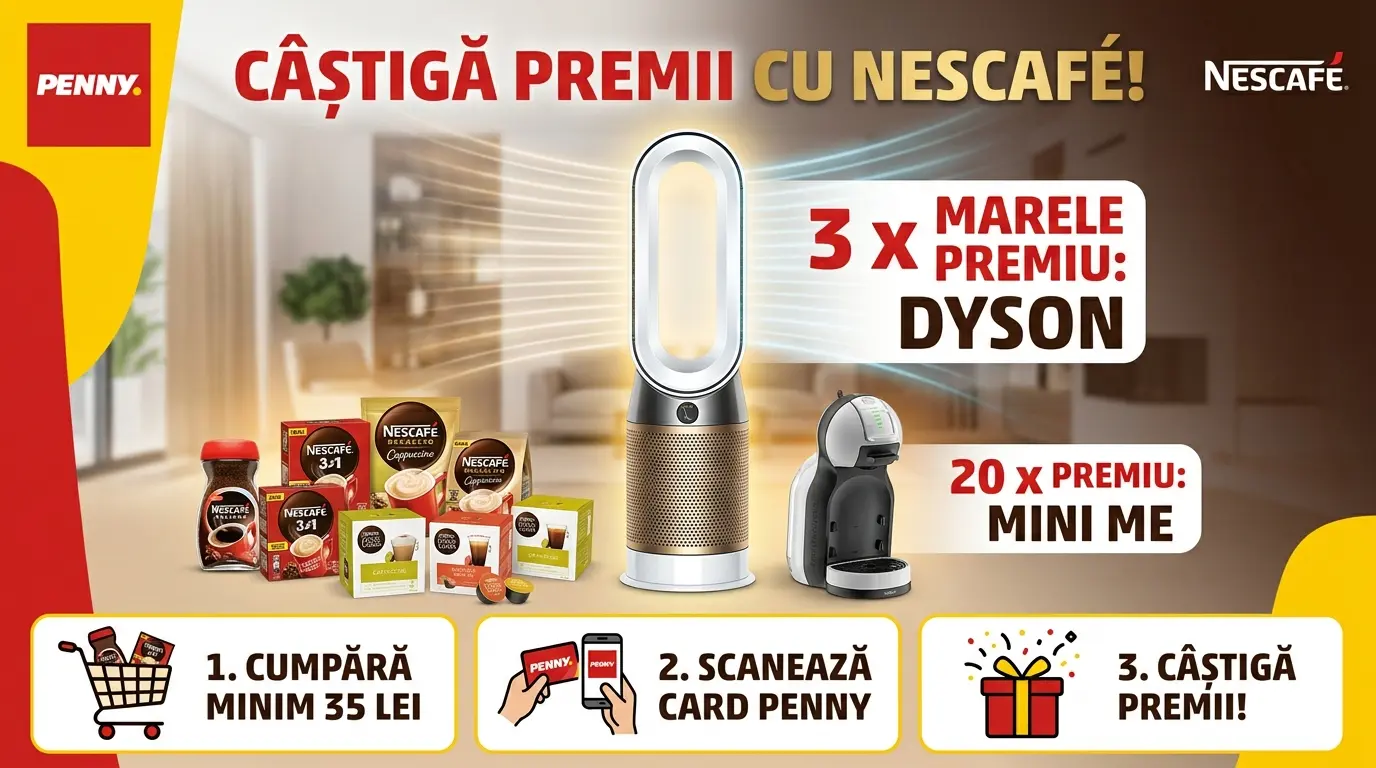 Câștigători concurs NESCAFÉ & NESCAFÉ Dolce (Octombrie 2026)