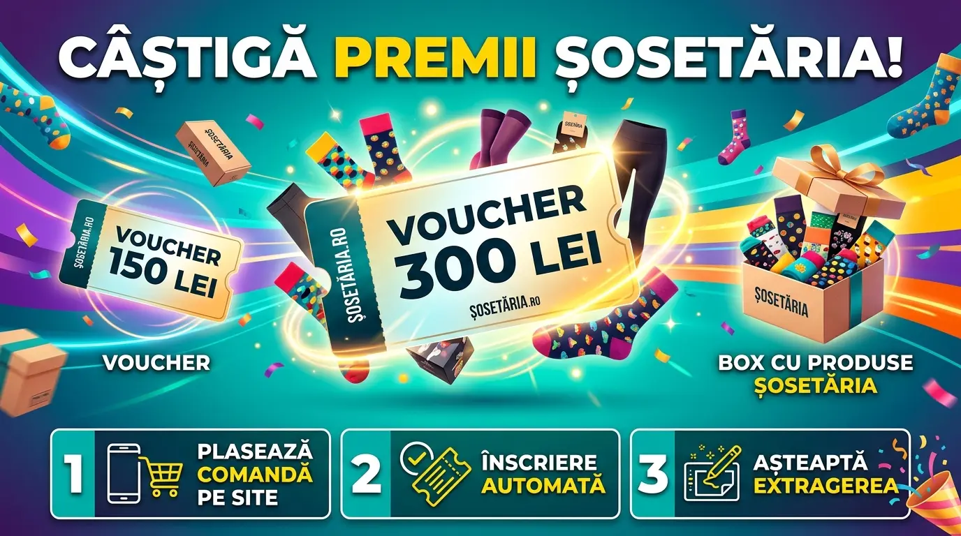 Câștigători concurs Șosetăria – Voucher (Septembrie 2026)