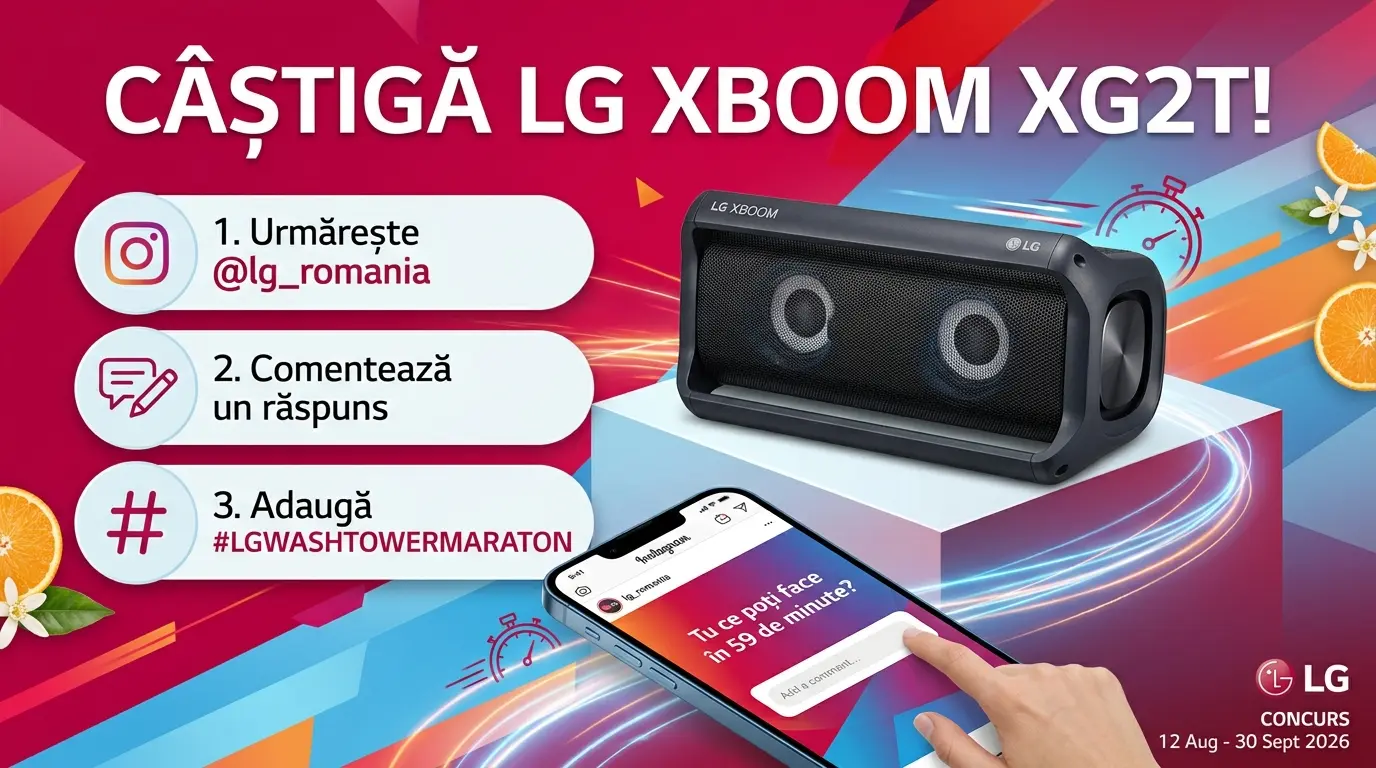 Câștigători concurs LG România (Septembrie 2026) | Concursier