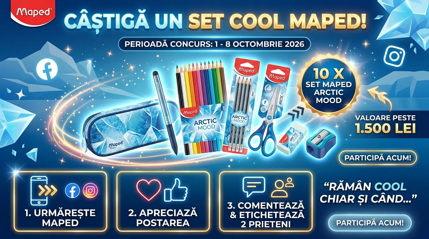 Câștigători concurs Maped Romania (Octombrie 2026) | Concursier