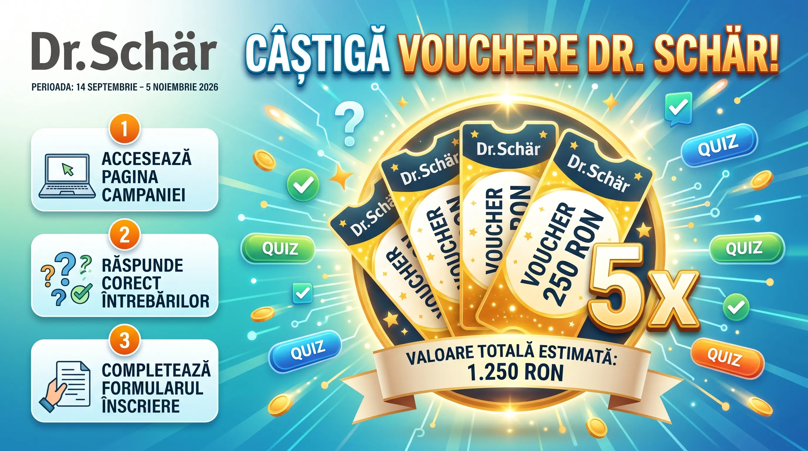 Concurs Dr. Schär - Câștigă voucher de 250 RON (până pe 5 Noiembrie) - Concurs Gratuit |...