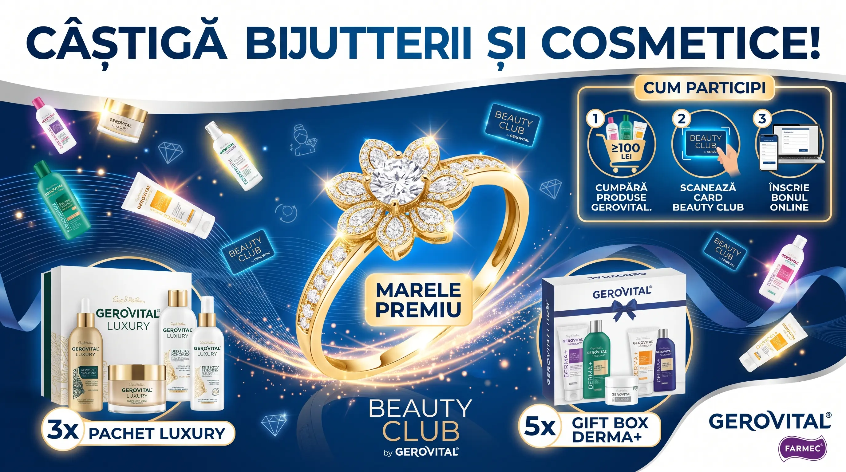Concurs Farmec Brățară de aur cu diamante (până pe 18 noiembrie) - Concursier
