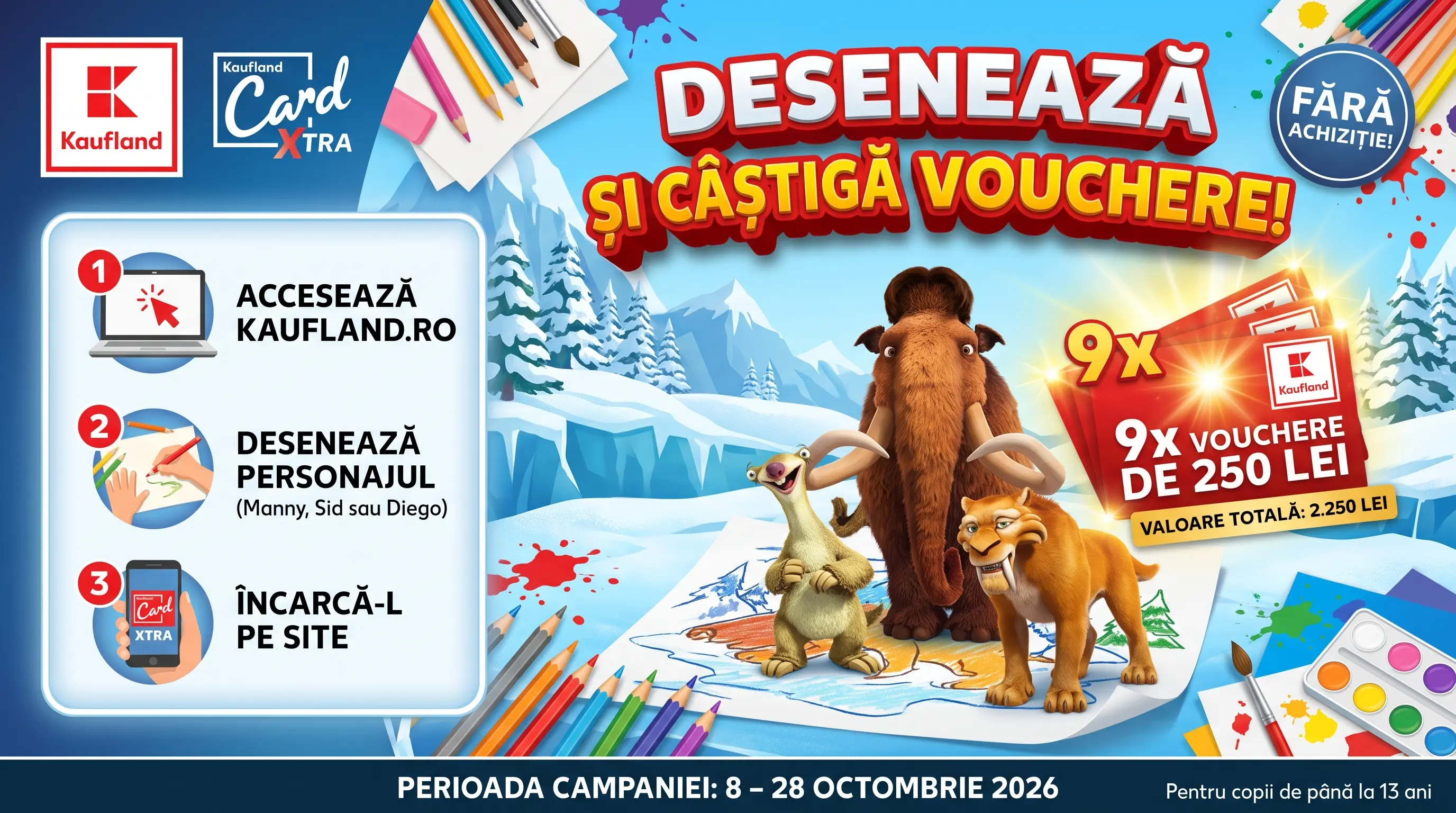Concurs Kaufland: Câștigă Vouchere de 250 Lei (până pe 28 octombrie) - Concurs Gratuit |...