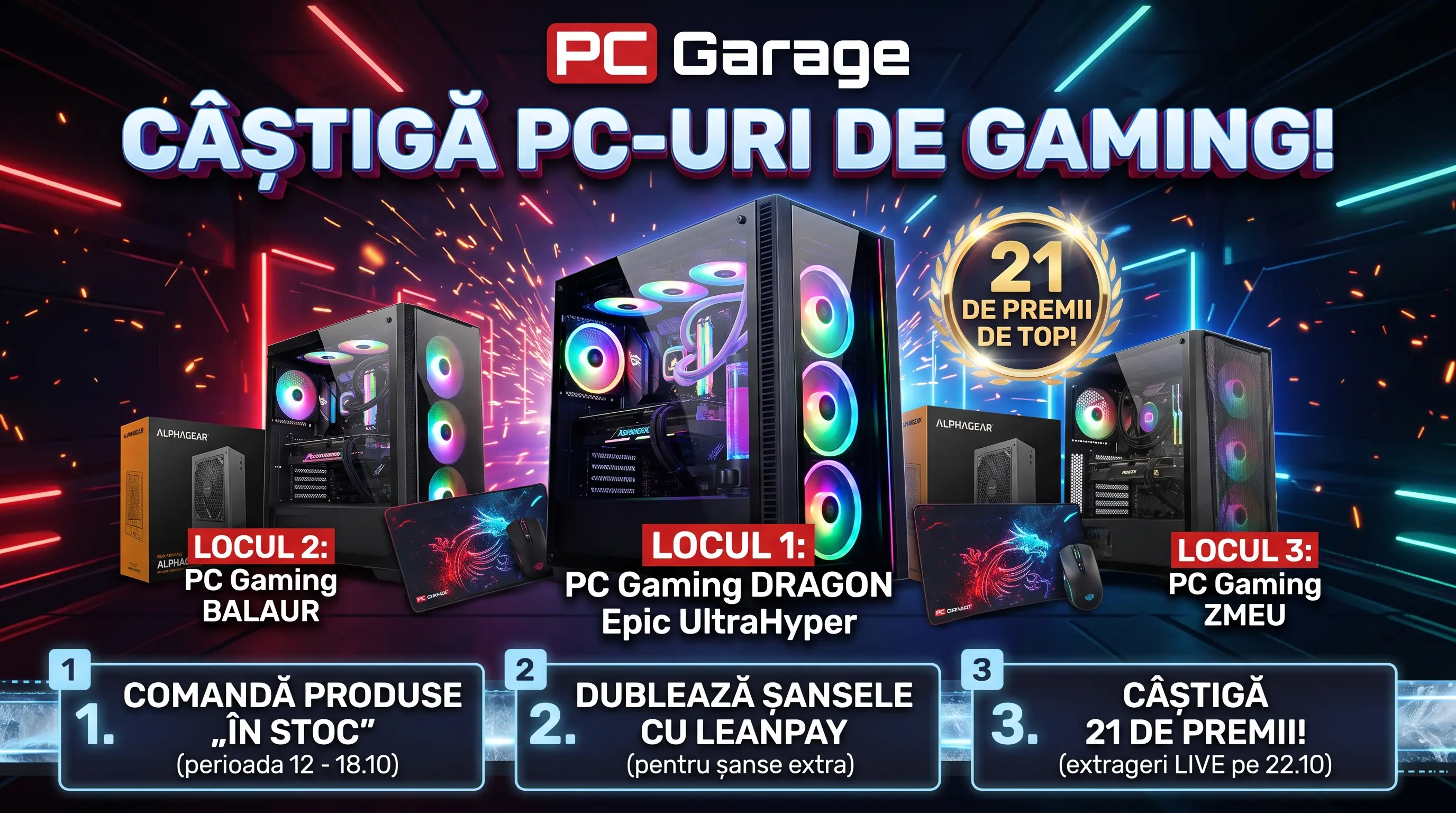 Câștigători concurs ALPHAGEAR – PC Gaming (Octombrie 2026)