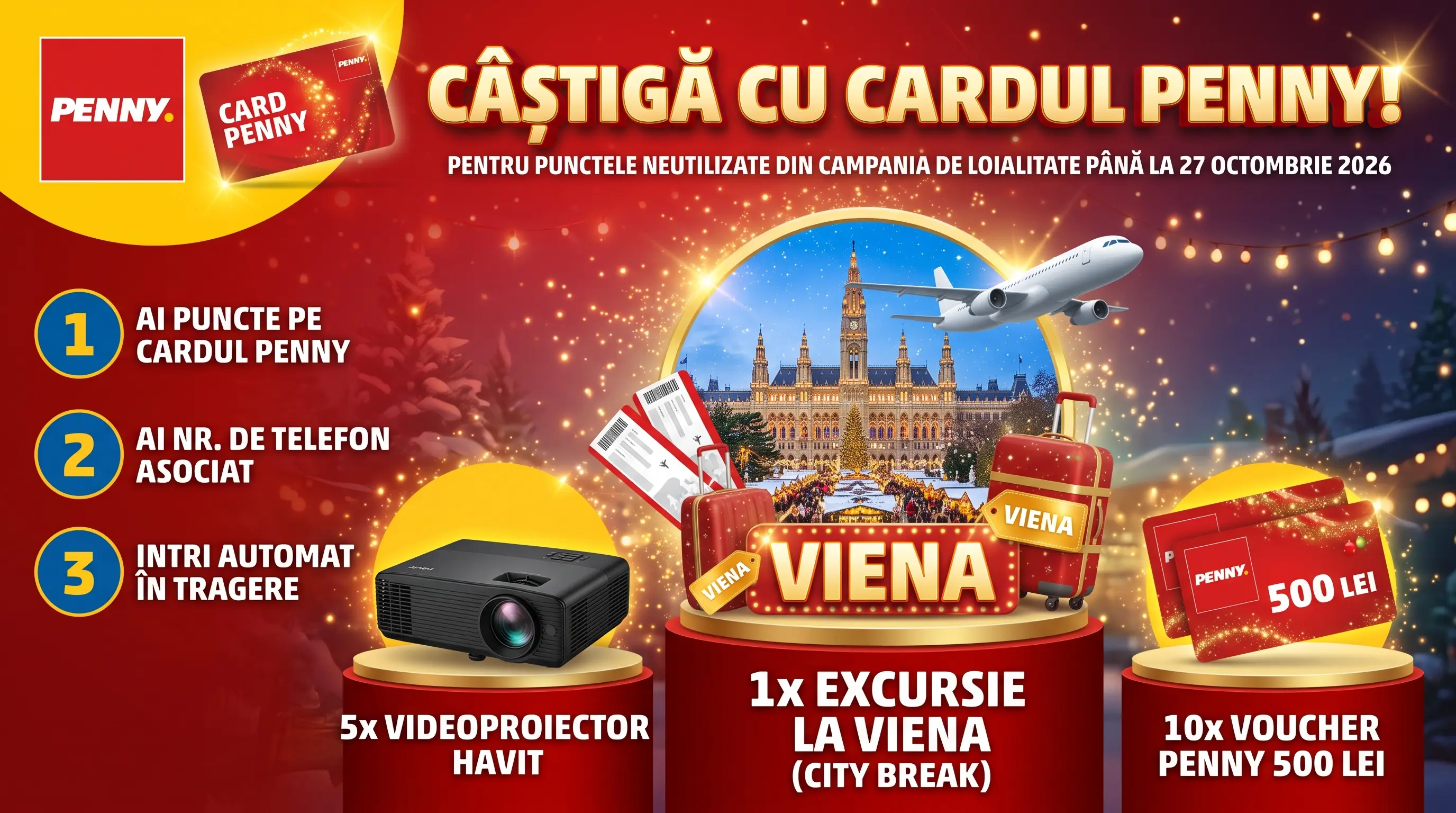 Concurs Concurs PENNY - Câștigă o excursie la Viena (până pe 3 noiembrie) - câștigă...