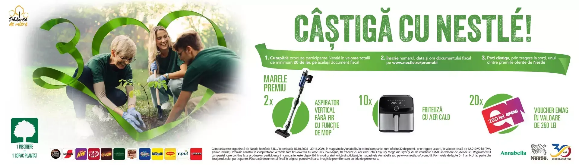 Concurs Nestlé - Câștigă aspirator Rowenta sau friteuză Tefal (până pe 30 noiembrie) -...