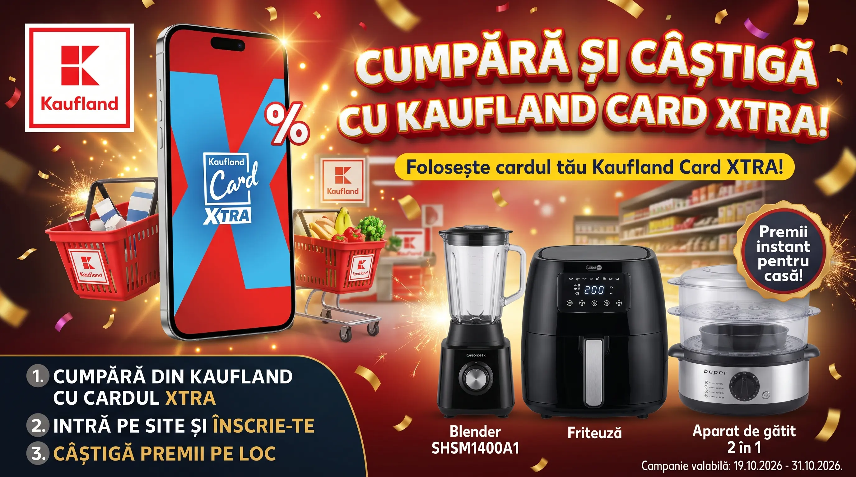 Concurs Kaufland - Câștigă electrocasnice Silvercrest (până pe 31 octombrie) - Concursier