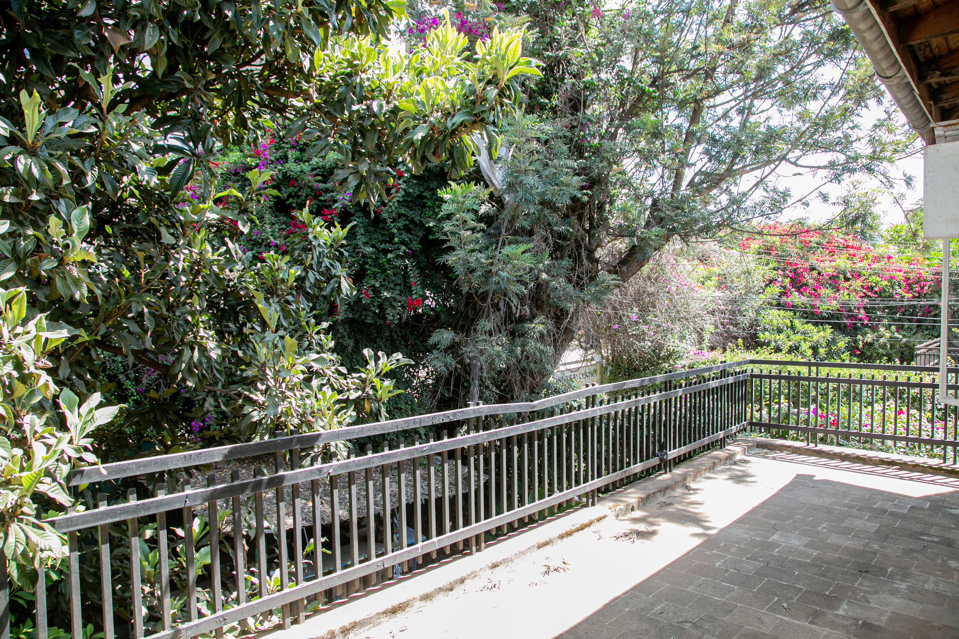 Master bedroom with private balcony