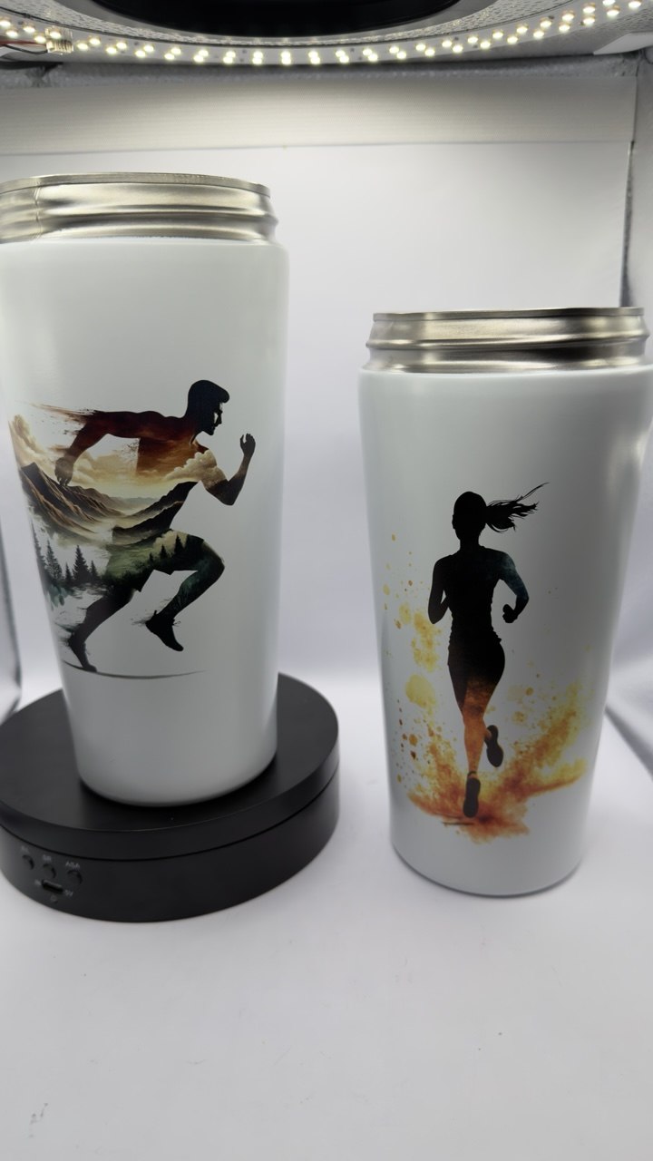 Bedruckte Shaker Running Motiv