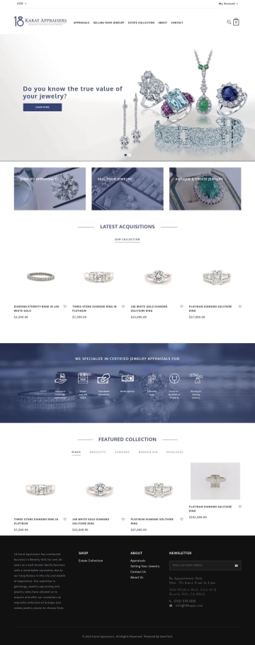 18 Karat Appraisers | Beverly Hills, CA | Fine Jewelry