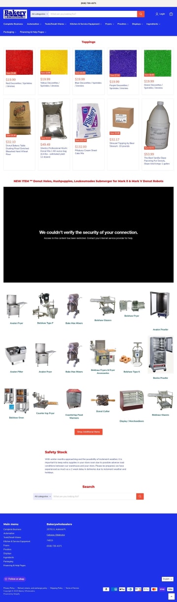 Bakery Wholesalers
