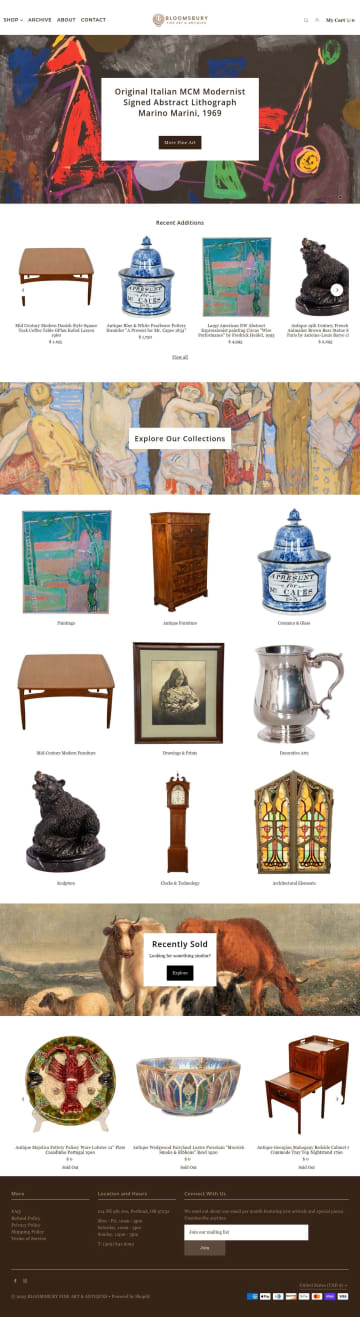 BLOOMSBURY FINE ART & ANTIQUES