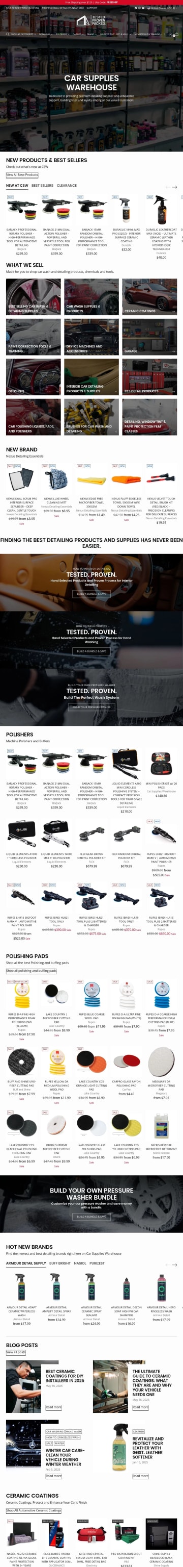 Car Supplies Warehouse