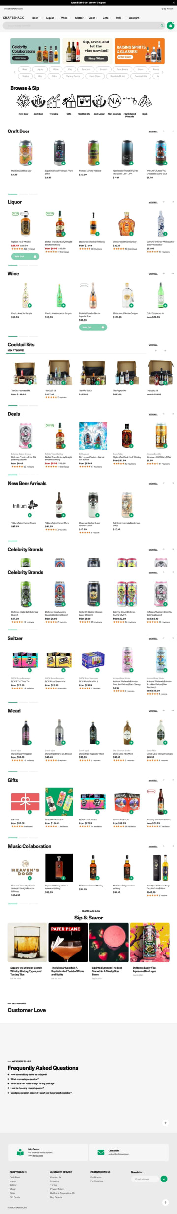 CraftShack - Buy craft beer online.