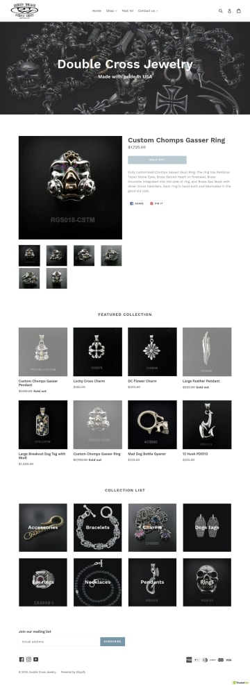 Double Cross Jewelry