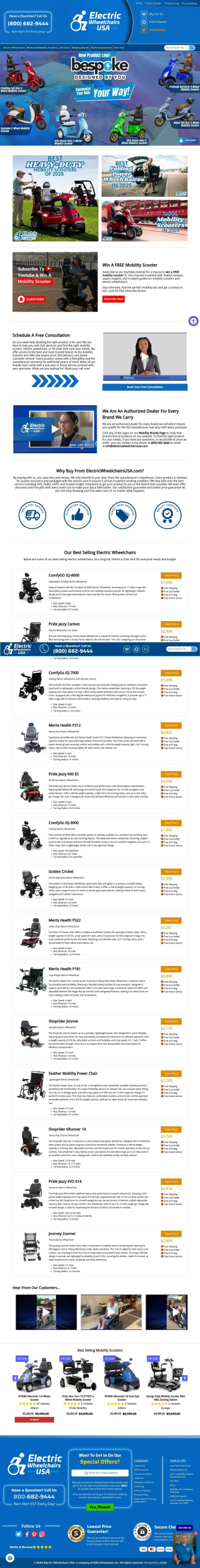 Electric Wheelchairs USA