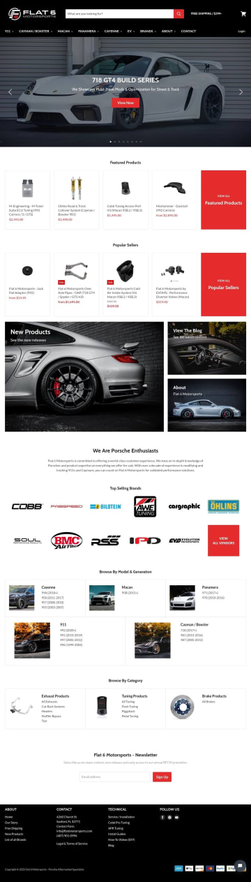 Flat 6 Motorsports - Porsche Aftermarket Specialists