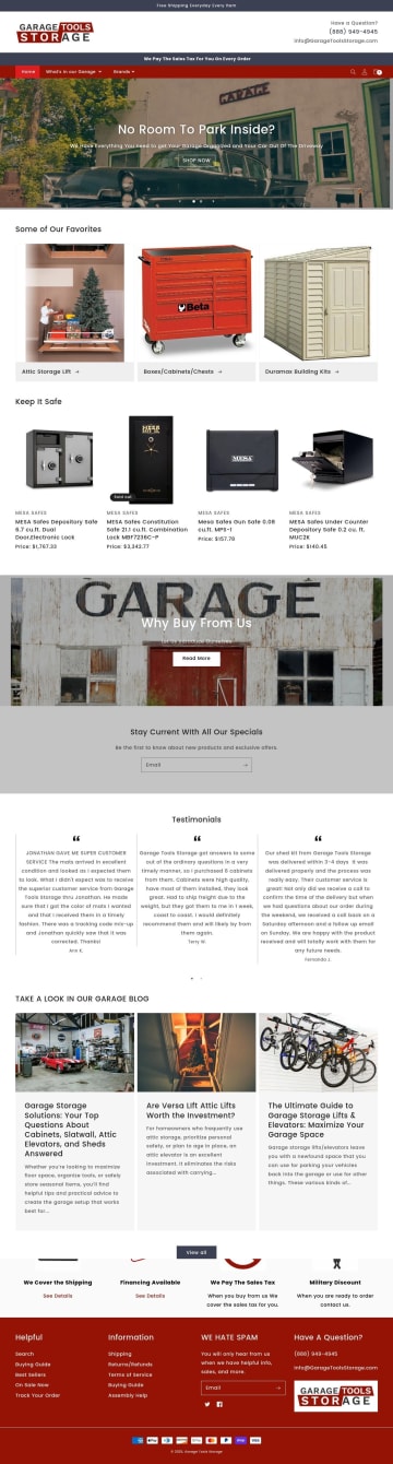 Garage Tools Storage