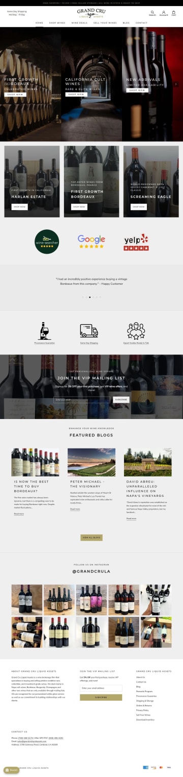 Grand Cru Liquid Assets