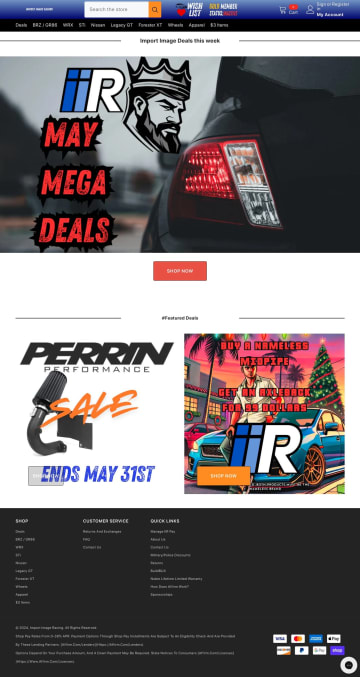 Import Image Racing