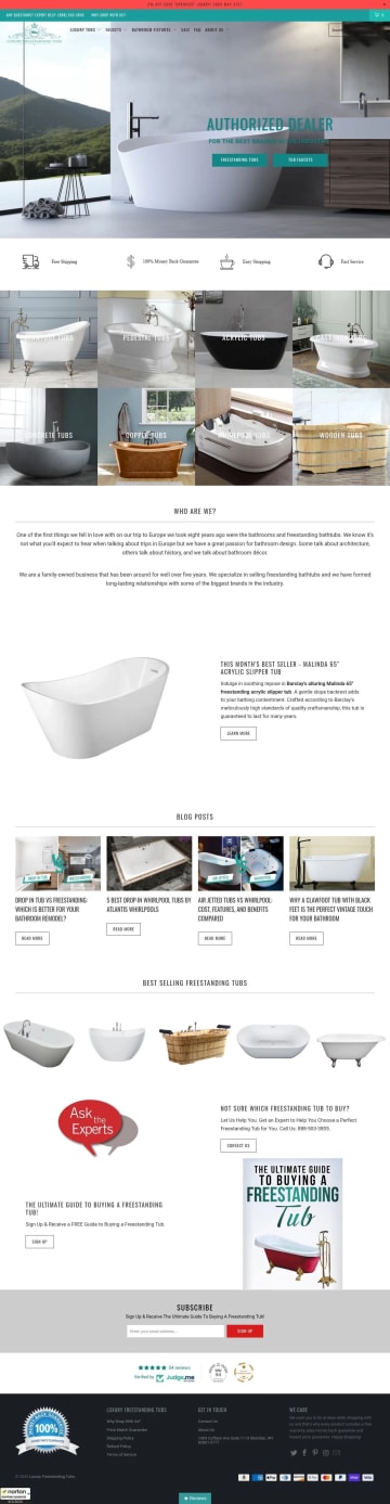 Luxury Freestanding Tubs