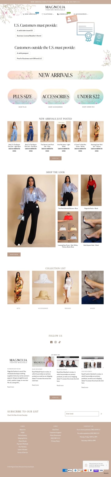 Magnolia Fashion Wholesale