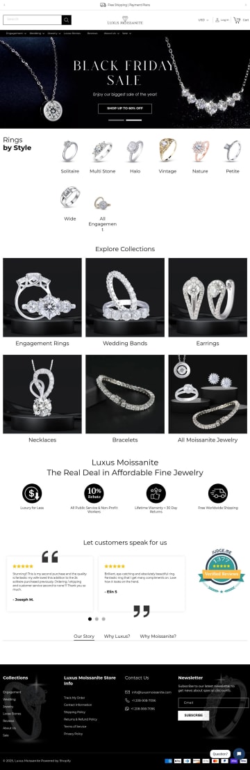 Moissanite Engagement Rings & Jewelry | Luxus Moissanite