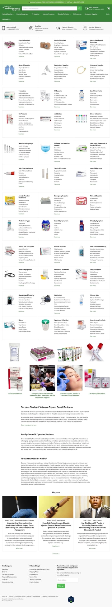 Mountainside Medical Equipment