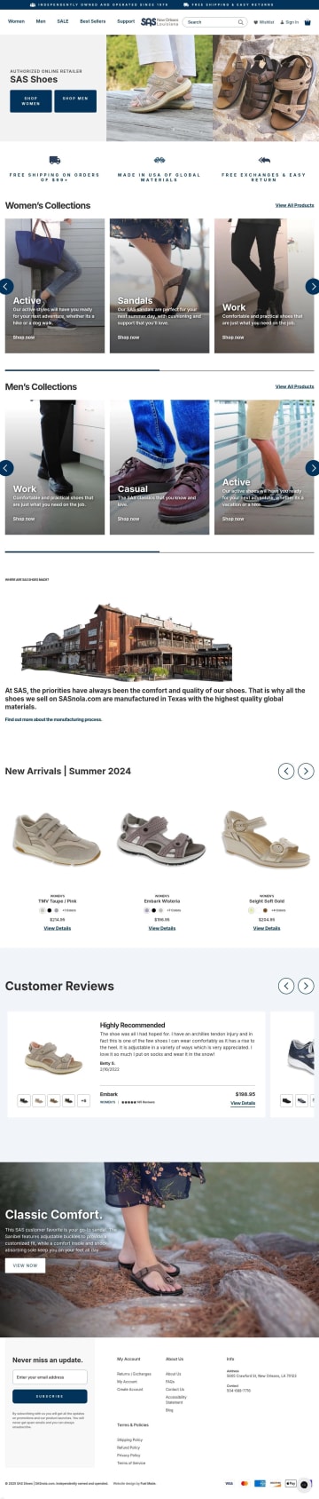 SAS Shoes | SASnola