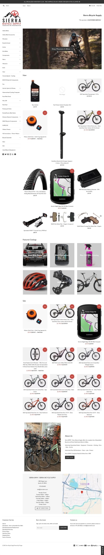 Sierra Bicycle Supply