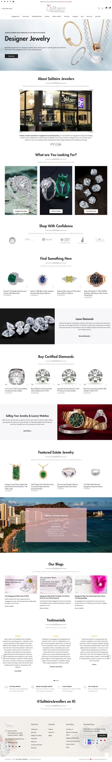 SOLITAIRE JEWELERS