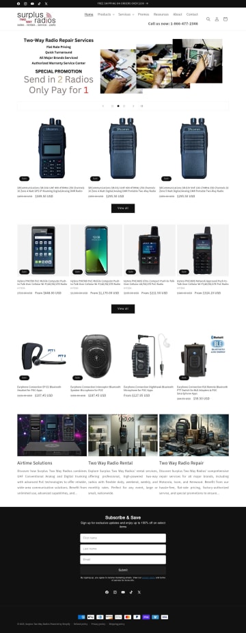 Surplus Two Way Radios
