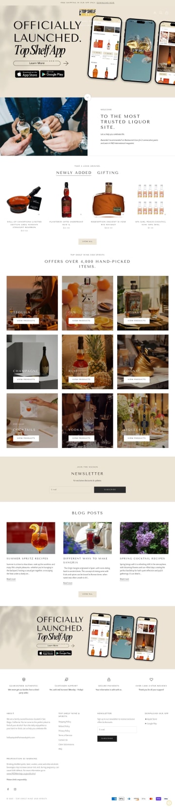 Top Shelf Wine & Spirits