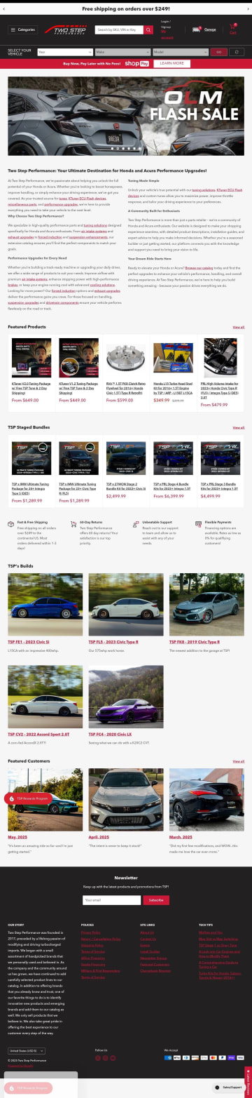 Two Step Performance