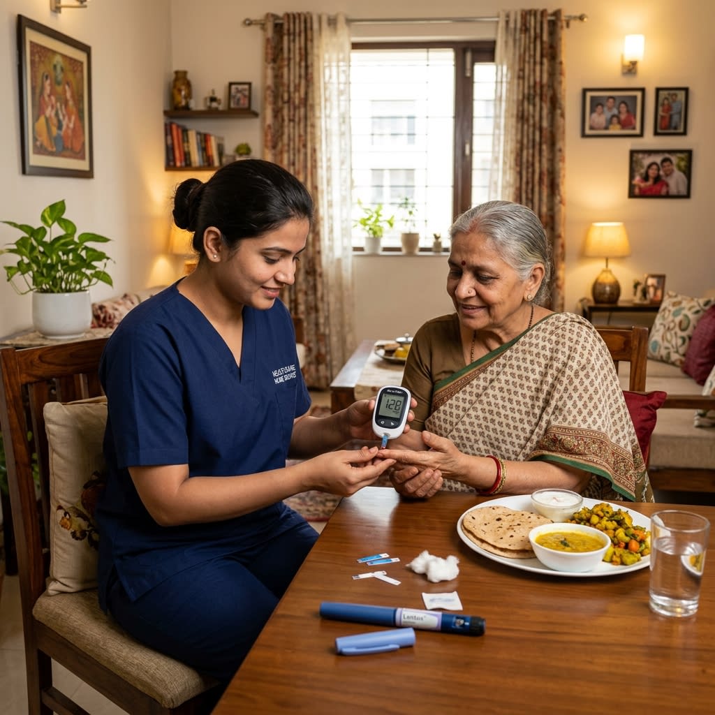 Diabetes Management at Home in Delhi NCR: A Complete Guide for Patients and Families