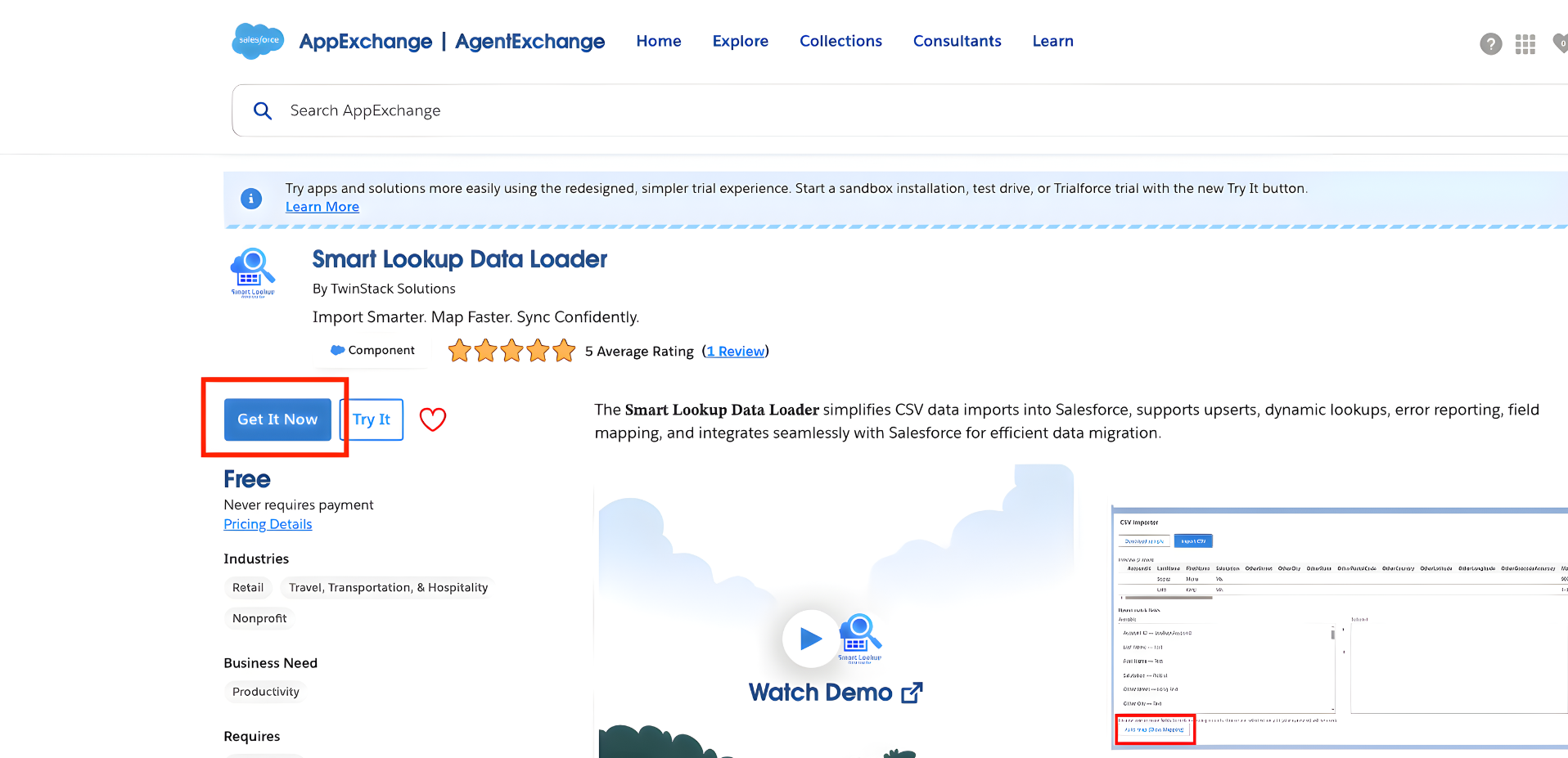 Smart Lookup Data Loader Tab