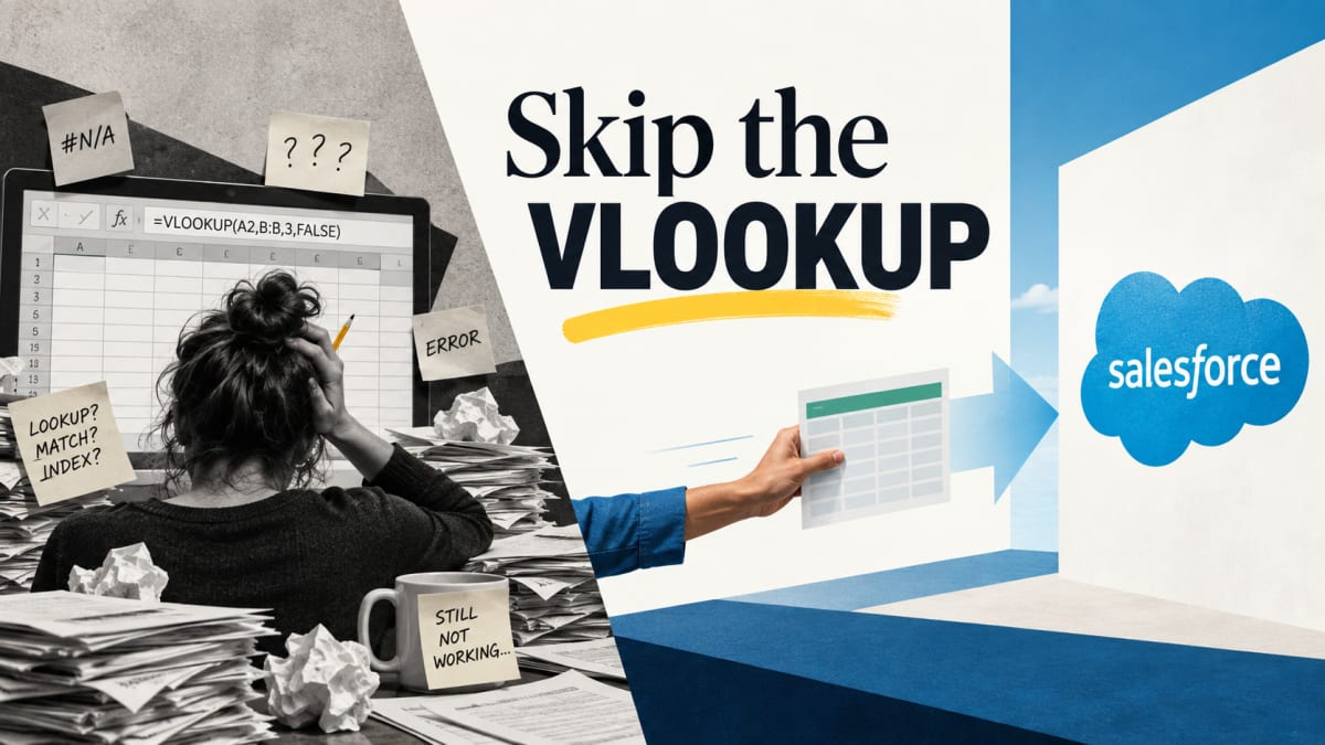 Why Bulk Imports Start With a VLOOKUP