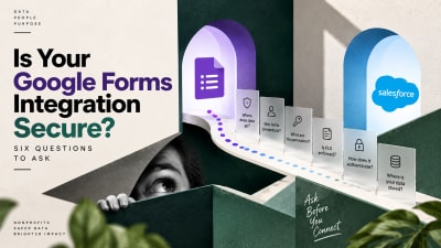 Checking the security of a Google Forms to Salesforce integration data path