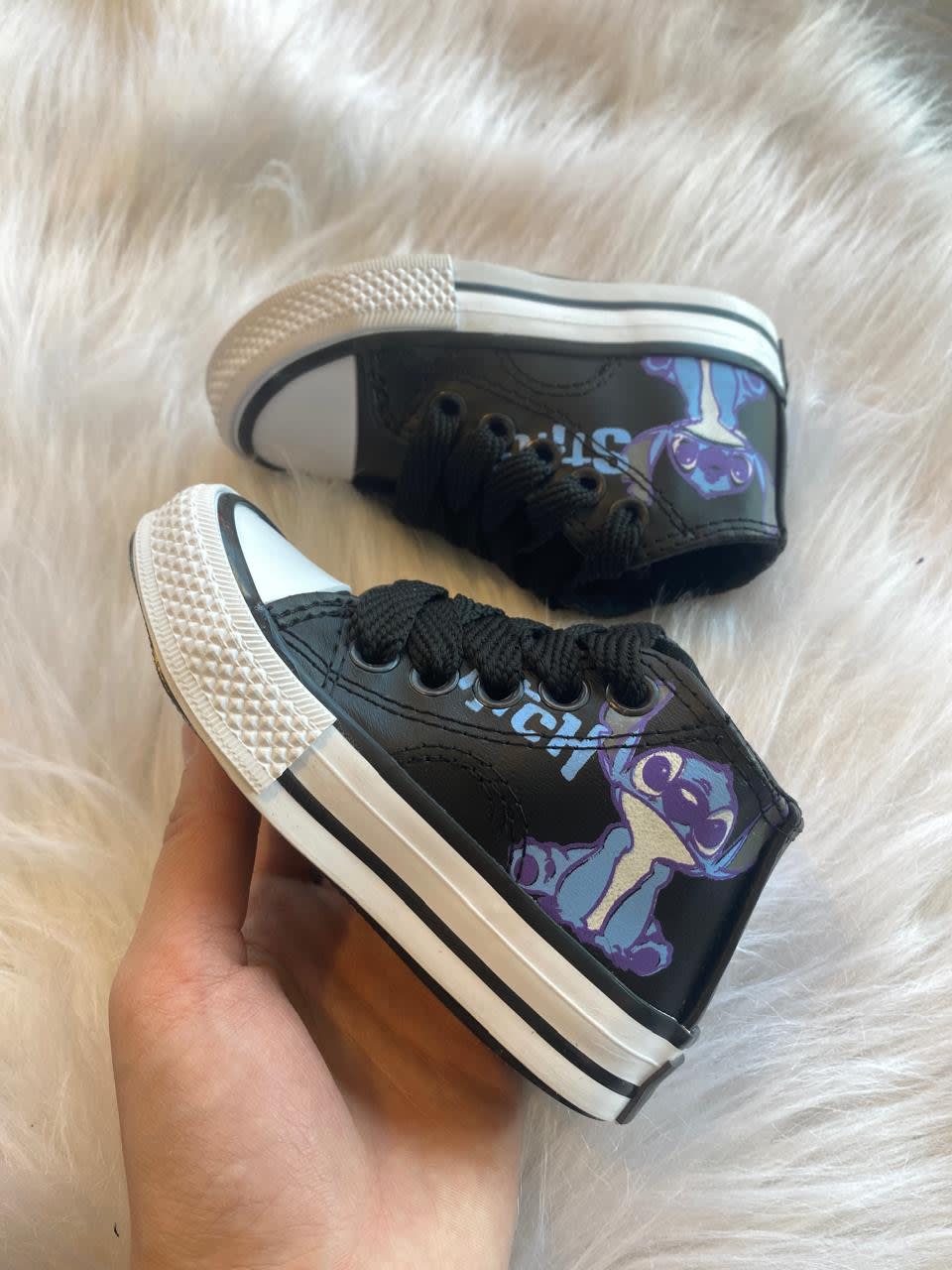 Botita Converse Eco Cuero Stich-Black